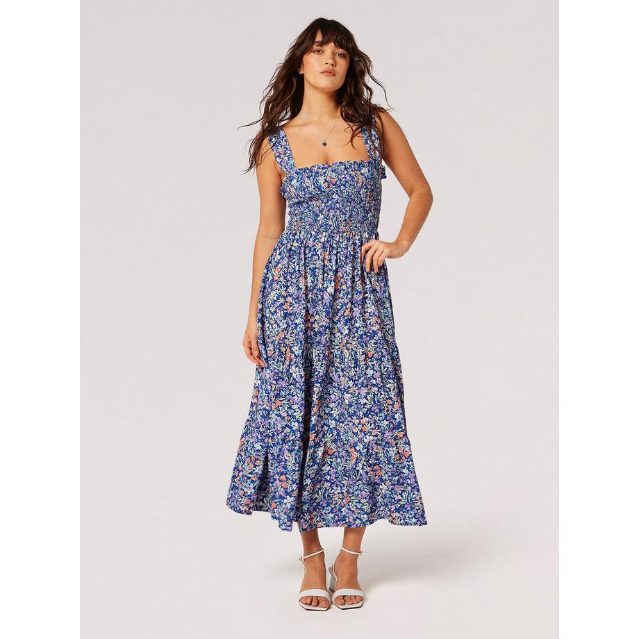 Florales Midikleid