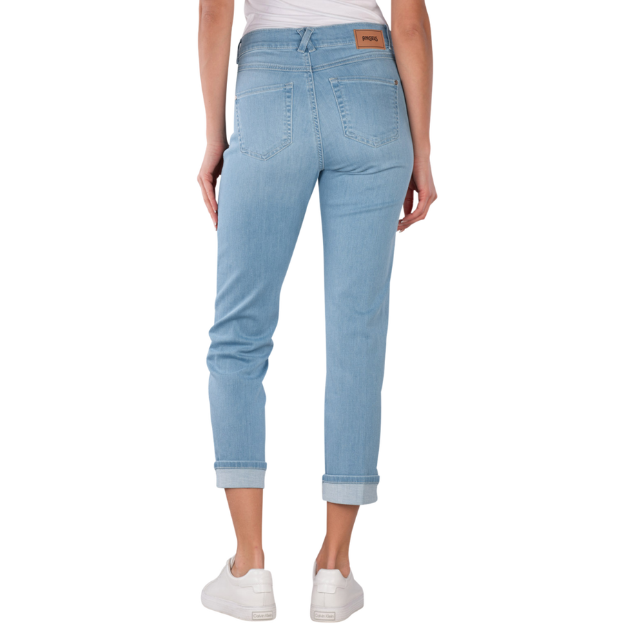 ANGELS Darleen Straight Fit Crop Jeans  