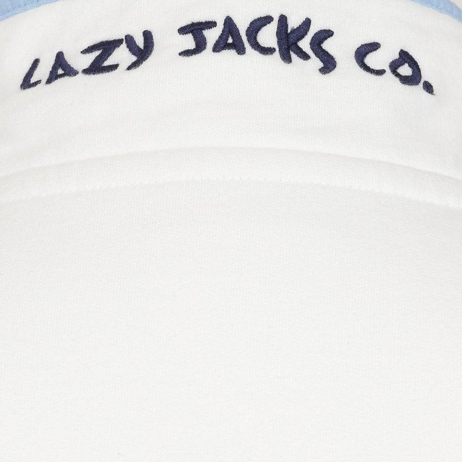 Lazy Jacks Sweatshirt rayé à col boutonné  