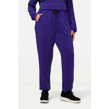 Pantalon de jogging à taille élastique, lettrage imprimé et cordon