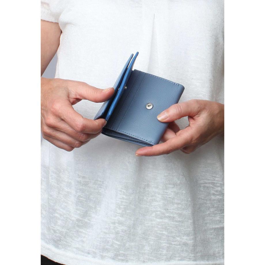 VARGU Ivena 1 Portefeuille en Cuir Véritable  