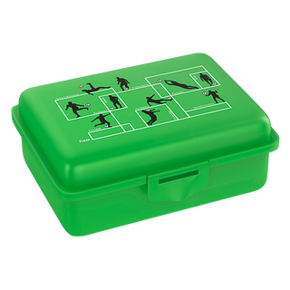 fizzy Fizzii Lunchbox mit Trennfach , Spielzüge Fussball  