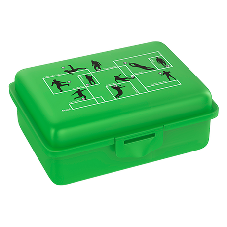 fizzy Fizzii Lunchbox mit Trennfach , Spielzüge Fussball  