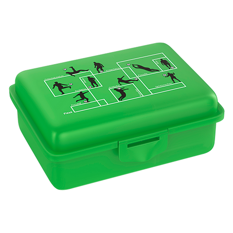 fizzy Fizzii Lunchbox mit Trennfach, Spielzüge Fussball  