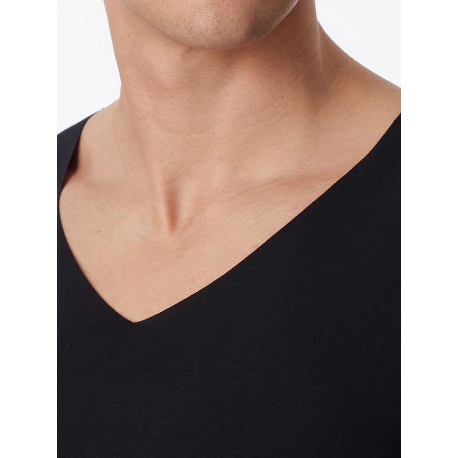 Schiesser Laser Cut V-Ausschnitt T-Shirt  