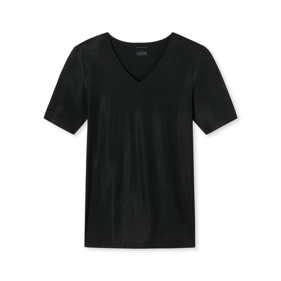 Schiesser Laser Cut V-Ausschnitt T-Shirt  