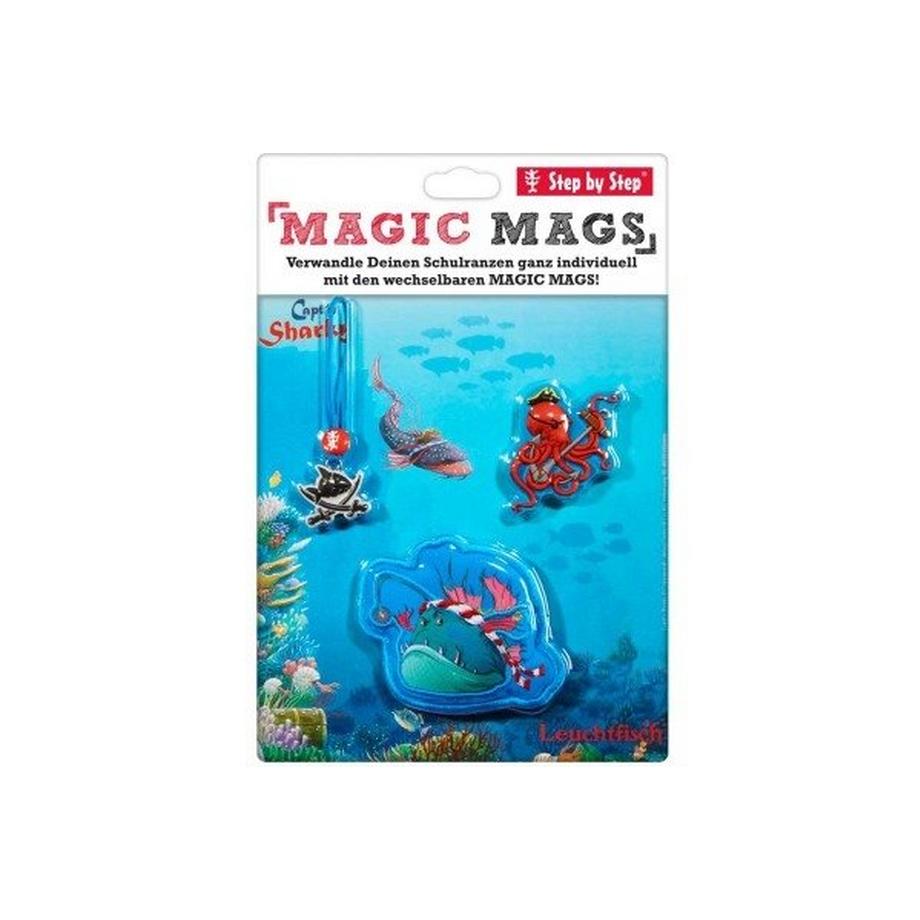 Step by Step  STEP BY STEP Zubehör MAGIC MAGS 129411 Capt'n Sharky Fish 3-teilig 