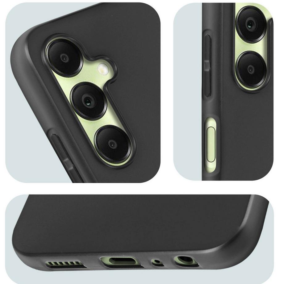 Avizar  Cover Samsung Galaxy A05s silicone nera 