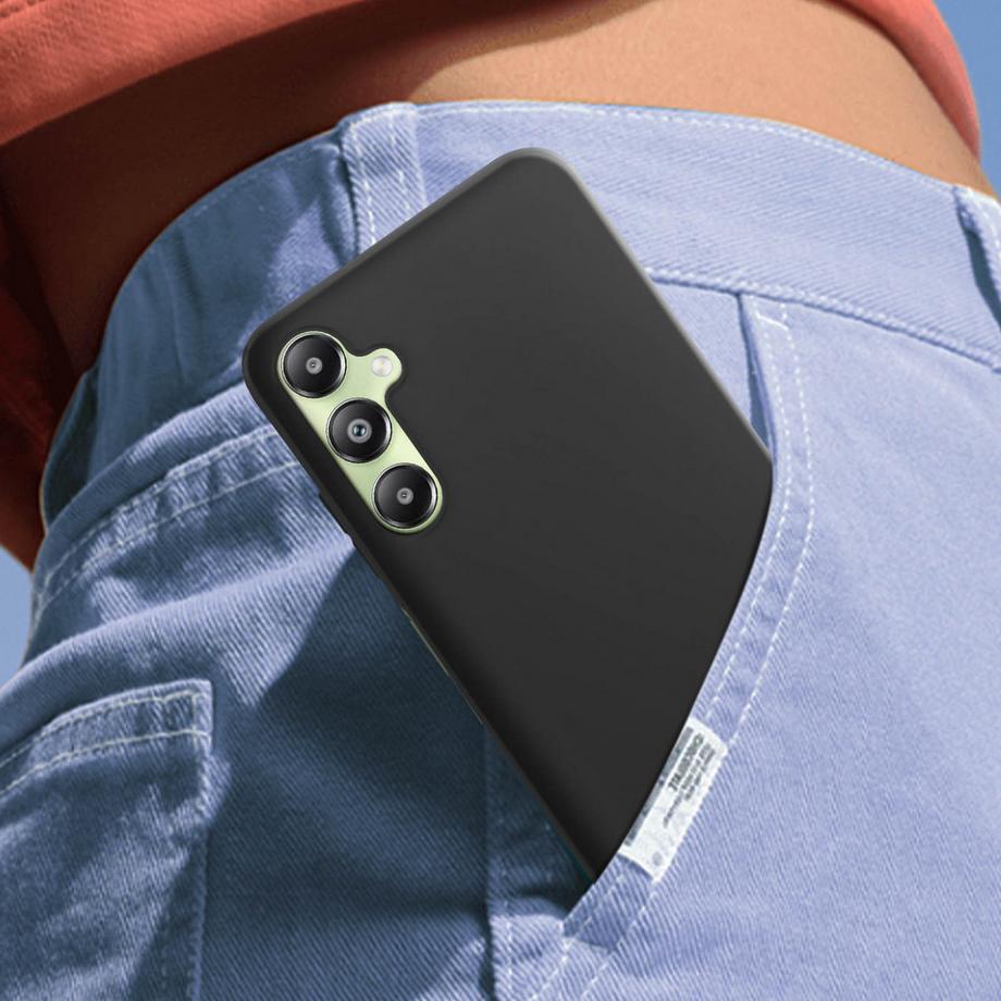 Avizar  Cover Samsung Galaxy A05s silicone nera 