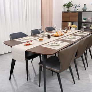 Alopini Set de 6 sets de table lavables, sets de table tissés antidérapants résistants à la chaleur  
