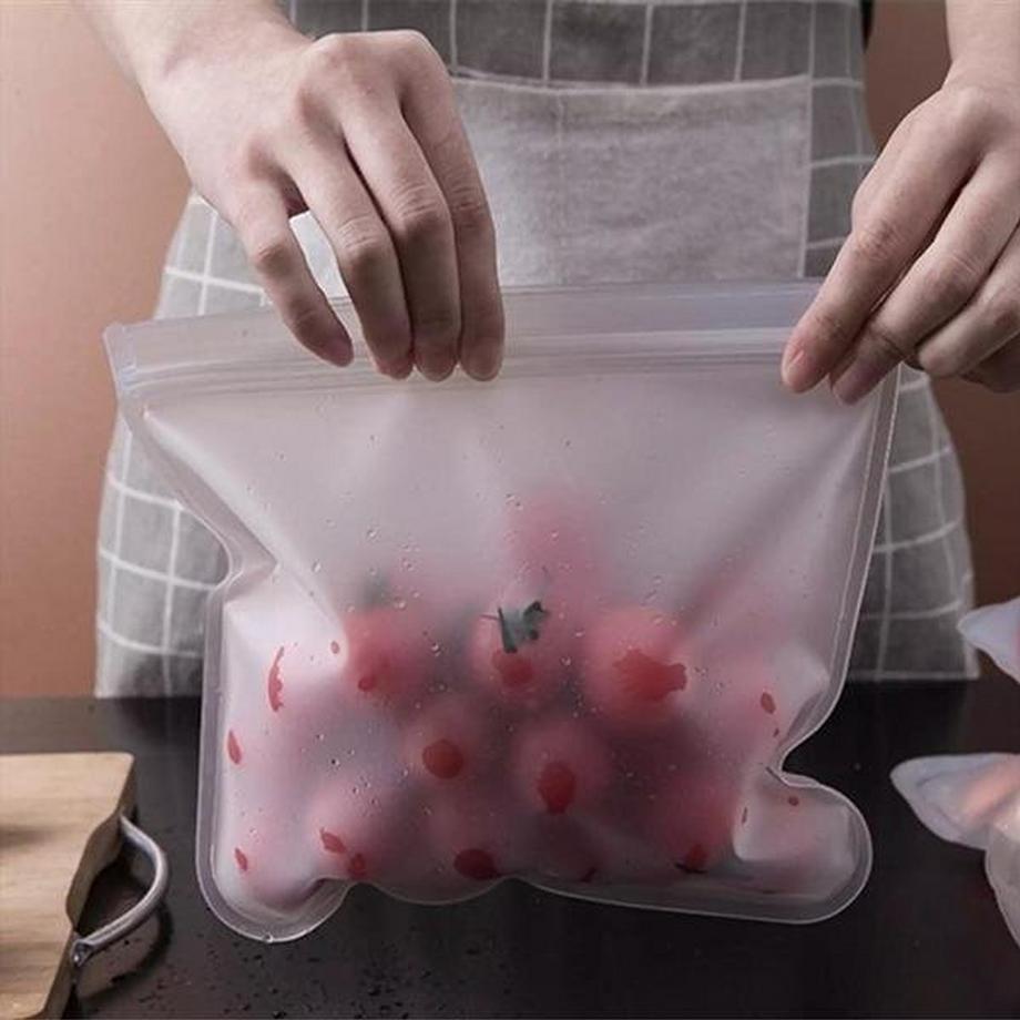 Northio  Verschließbare Plastiktasche zur Aufbewahrung von Lebensmitteln 