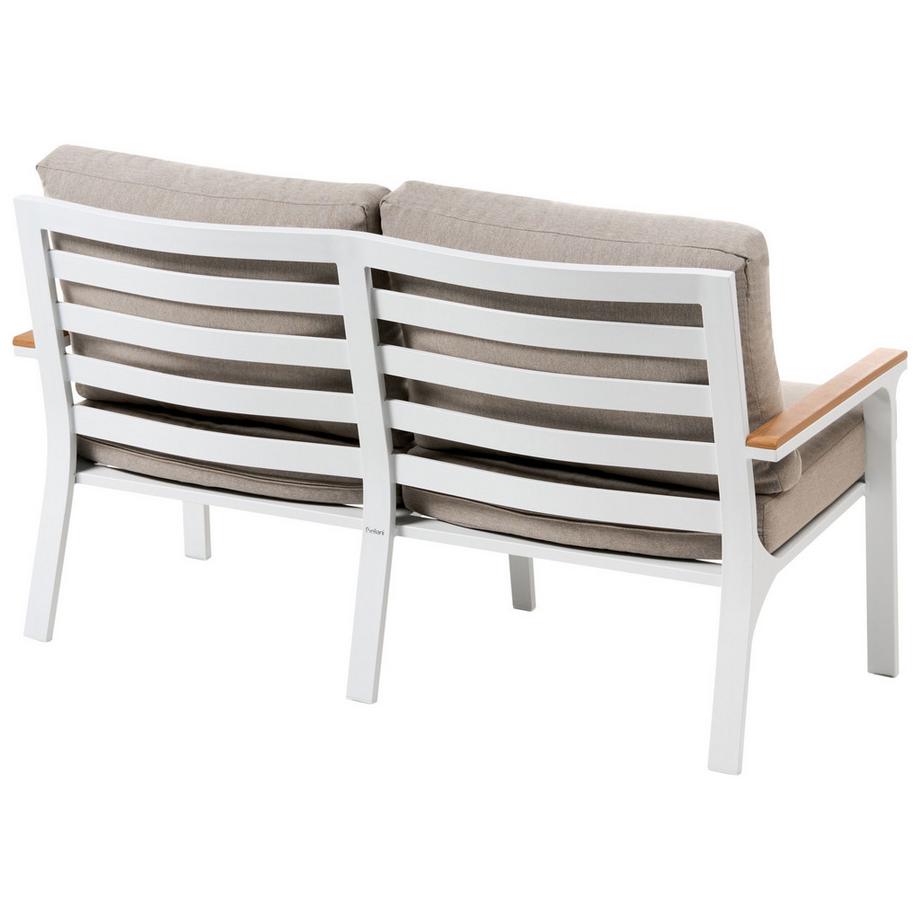 Beliani Set divani con tavolino en Alluminio Moderno ORERO  