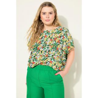 Studio Untold  Blouse oversized à col rond et imprimé floral 