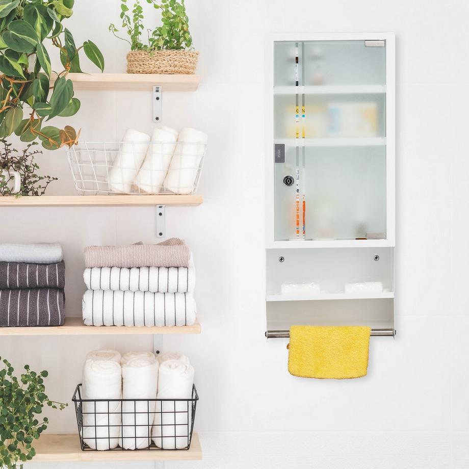 B2X Abschließbarer Medikamentenschrank mit Glastür  