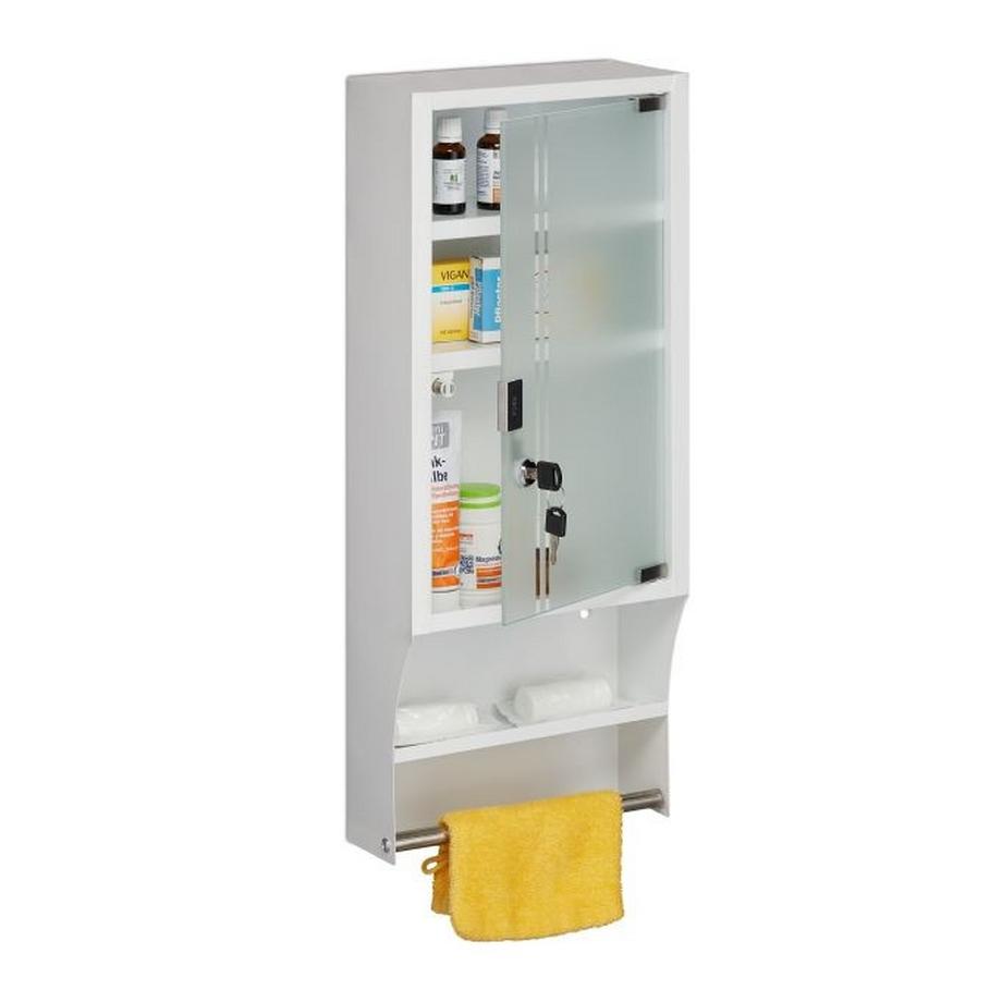 B2X Abschließbarer Medikamentenschrank mit Glastür  