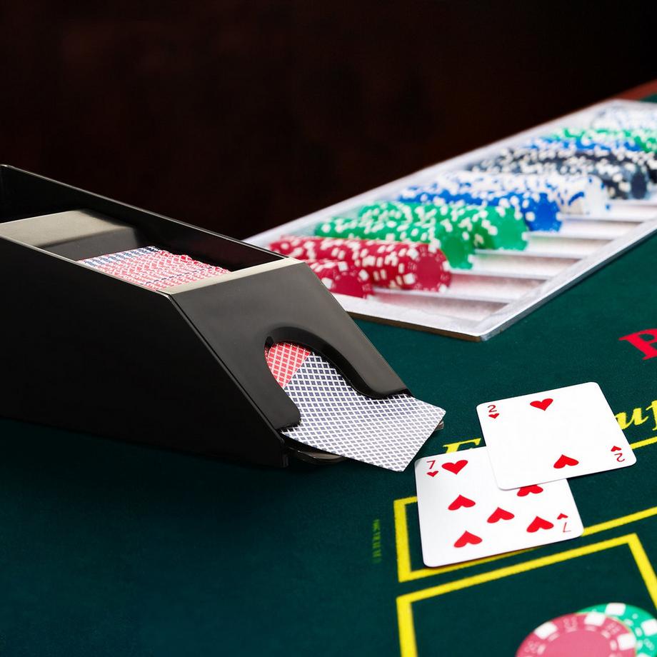 B2X Porta carte con 4 mazzi di carte  