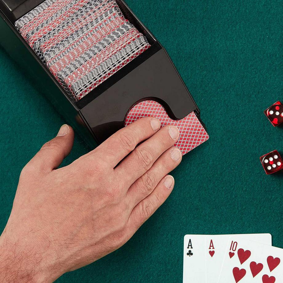 B2X Porta carte con 4 mazzi di carte  