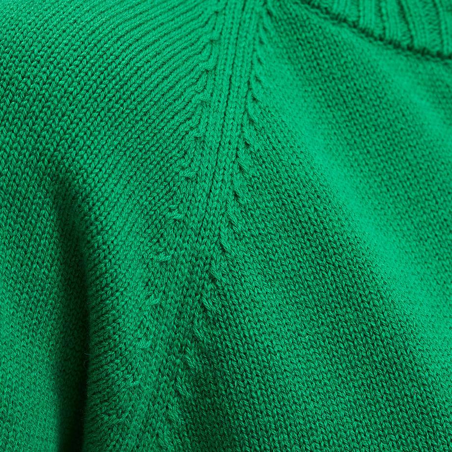 La Redoute Collections Cardigan Corto Girocollo in Misto Lana e Cotone  