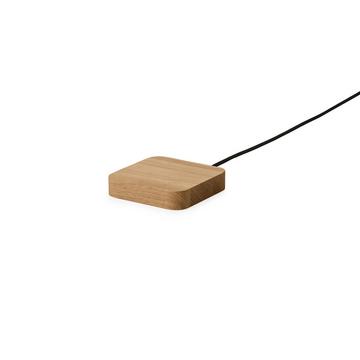 Charging Pad (OakyBlocks) Kabelloses Schreibtisch-Ladegerät aus Holz