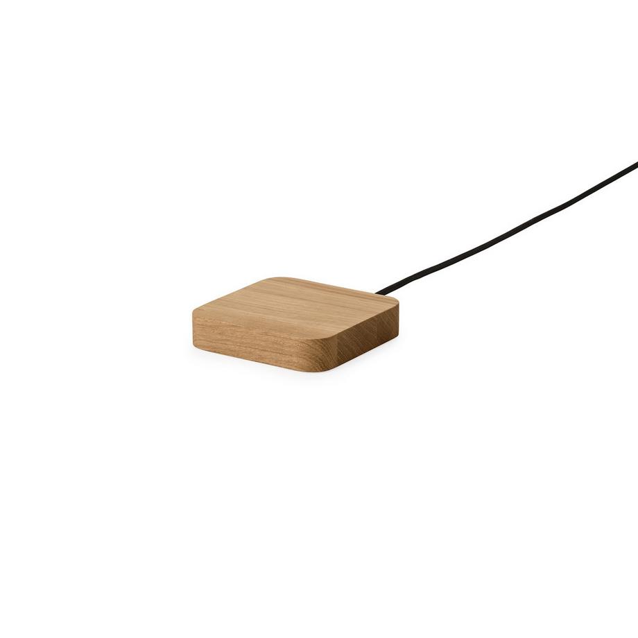 Oakywood  Charging Pad (OakyBlocks) Kabelloses Schreibtisch-Ladegerät aus Holz 