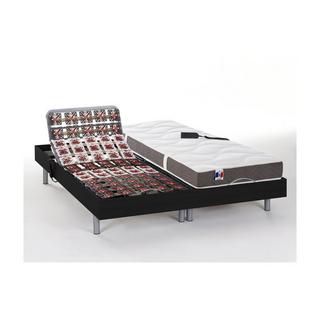 DREAMEA Set relax sole sospensioni 100% lattice 5 zone JUPITER di DREAMEA Nero 2motori OKIN  