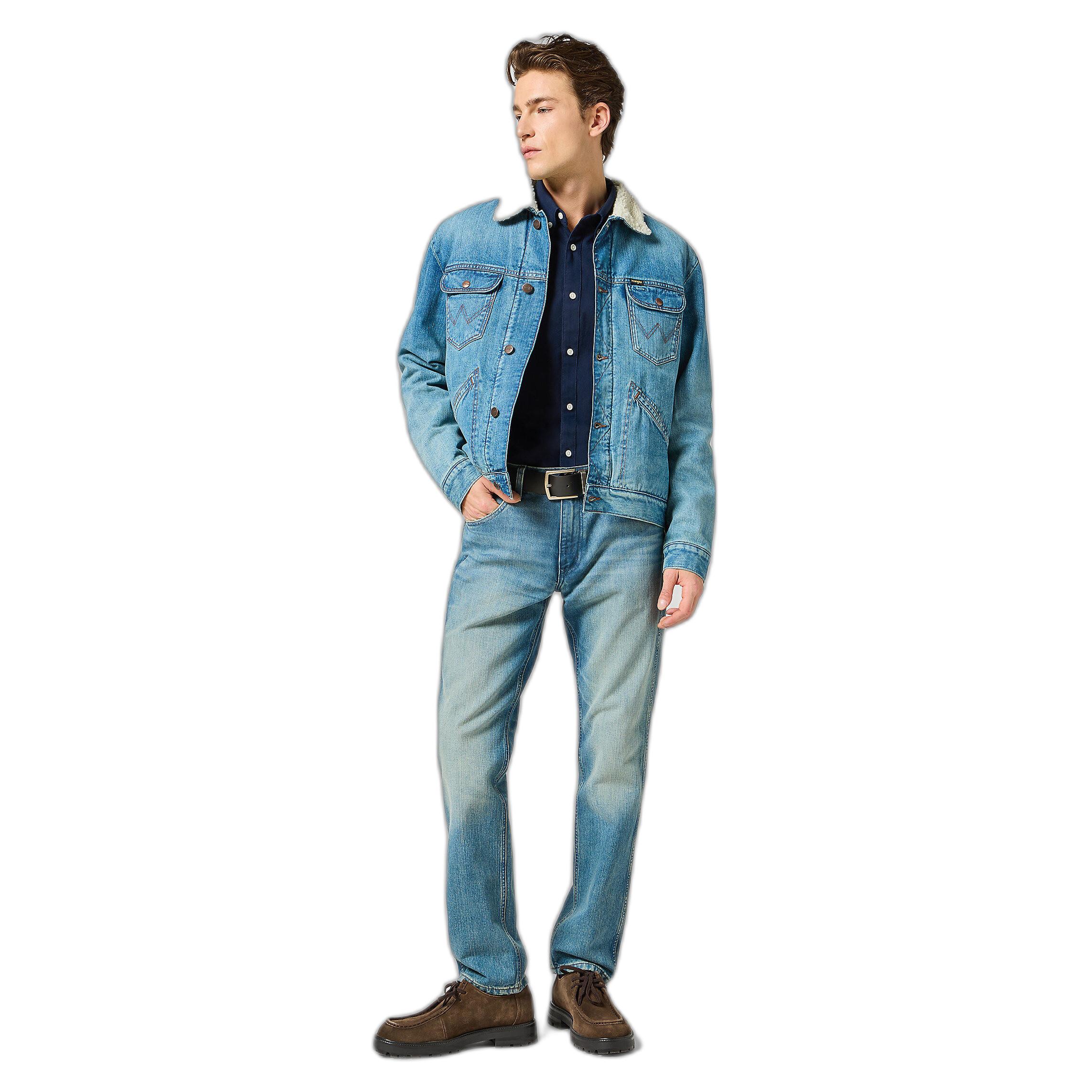 Wrangler  giacca di jeans 124mj sherpa 