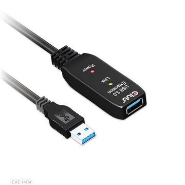 CAC-1404 USB Kabel 5 m USB 3.2 Gen 1 (3.1 Gen 1) USB A Schwarz