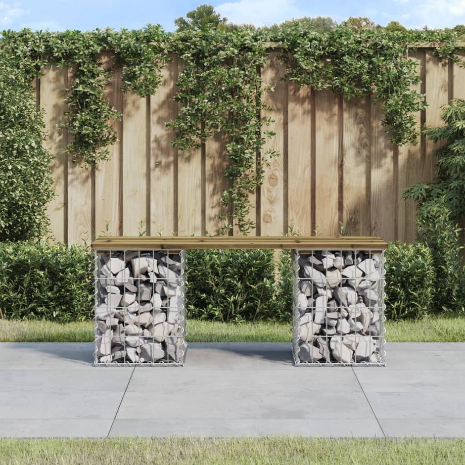 VidaXL Banc de jardin pinède imprégnée  