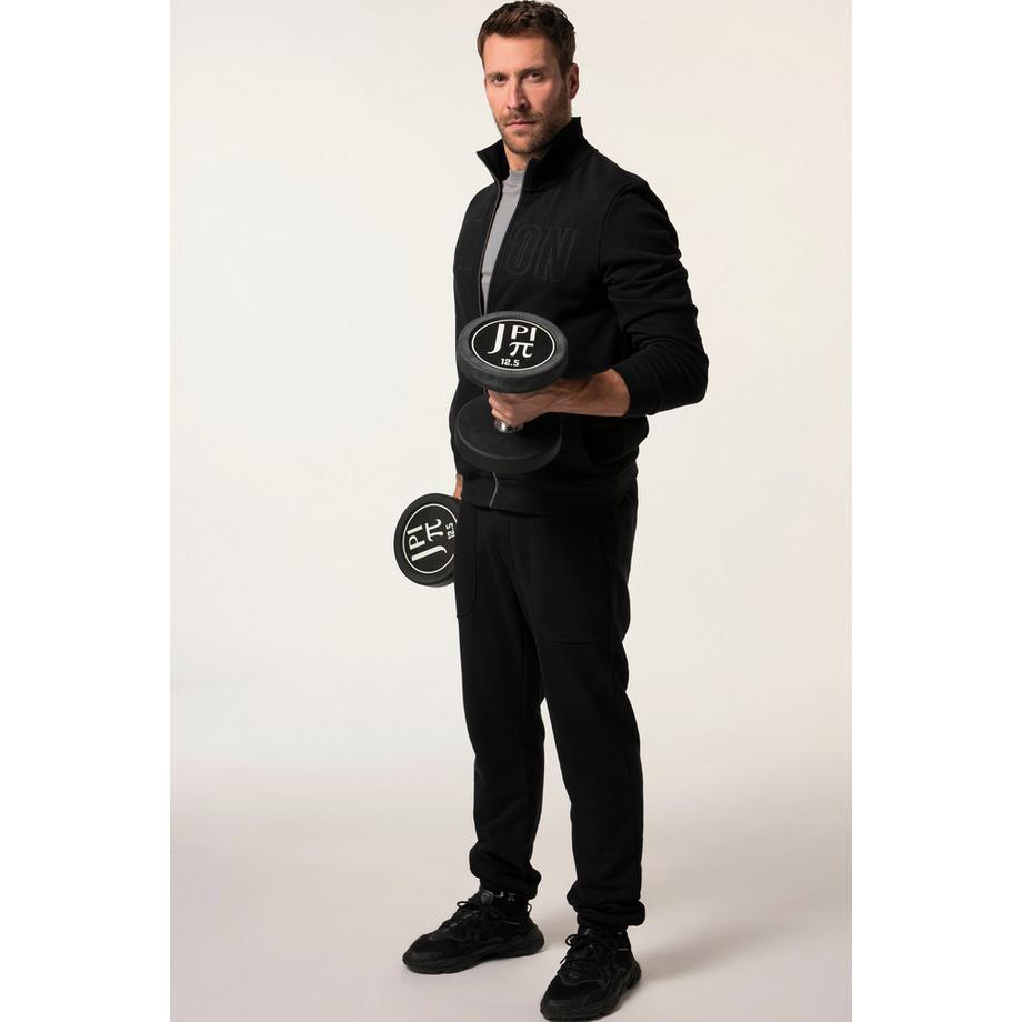 JP1880 Sweatjacke Bauchfit Fitness Badges  