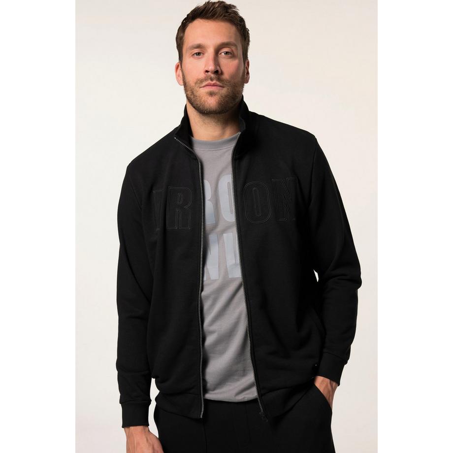 JP1880 Sweatjacke Bauchfit Fitness Badges  