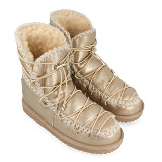 Gioseppo  damen stiefeletten d'hiver dorées à lacets 