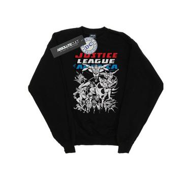 Justice League Mono Action Pose Sweatshirt