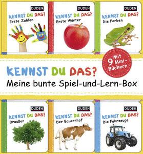 Duden 12+: Kennst du das? Meine bunte Spiel-und-Lern-Box Kein Autor Couverture rigide 