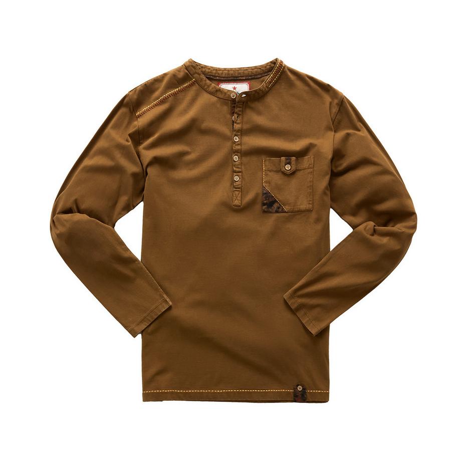 Joe Browns Haut Henley Manches Longues Brodé  