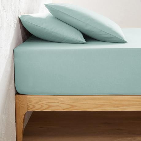 La Redoute Intérieurs Scenario Drap Housse Uni pour Matelas Hauts  