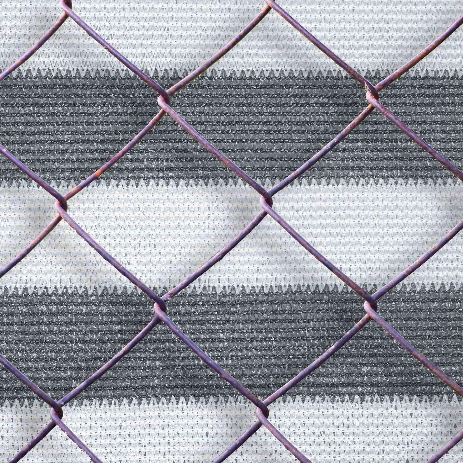 B2X Protection de la vie privée 1,5 m gris-blanc  