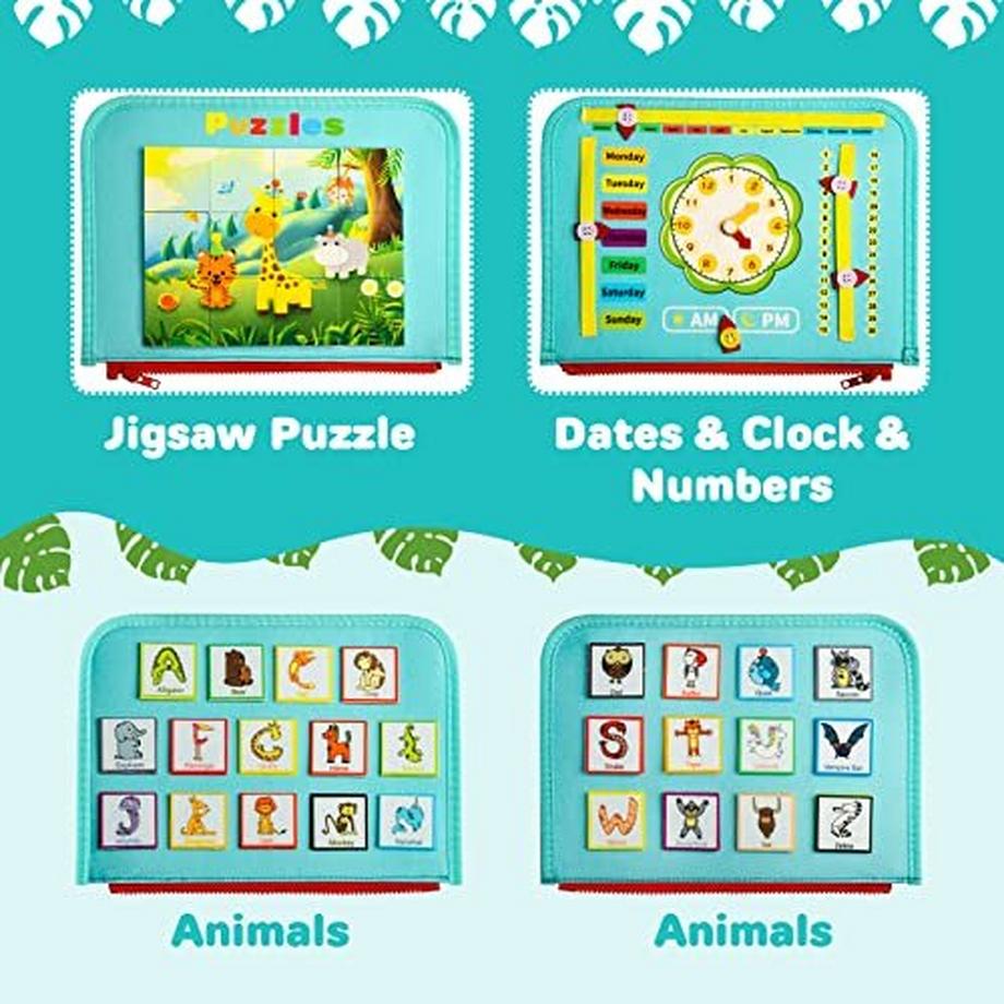 Activity-board  Busy Board für Kinder - Activity Board Motorische Fähigkeiten Lernspielzeug 