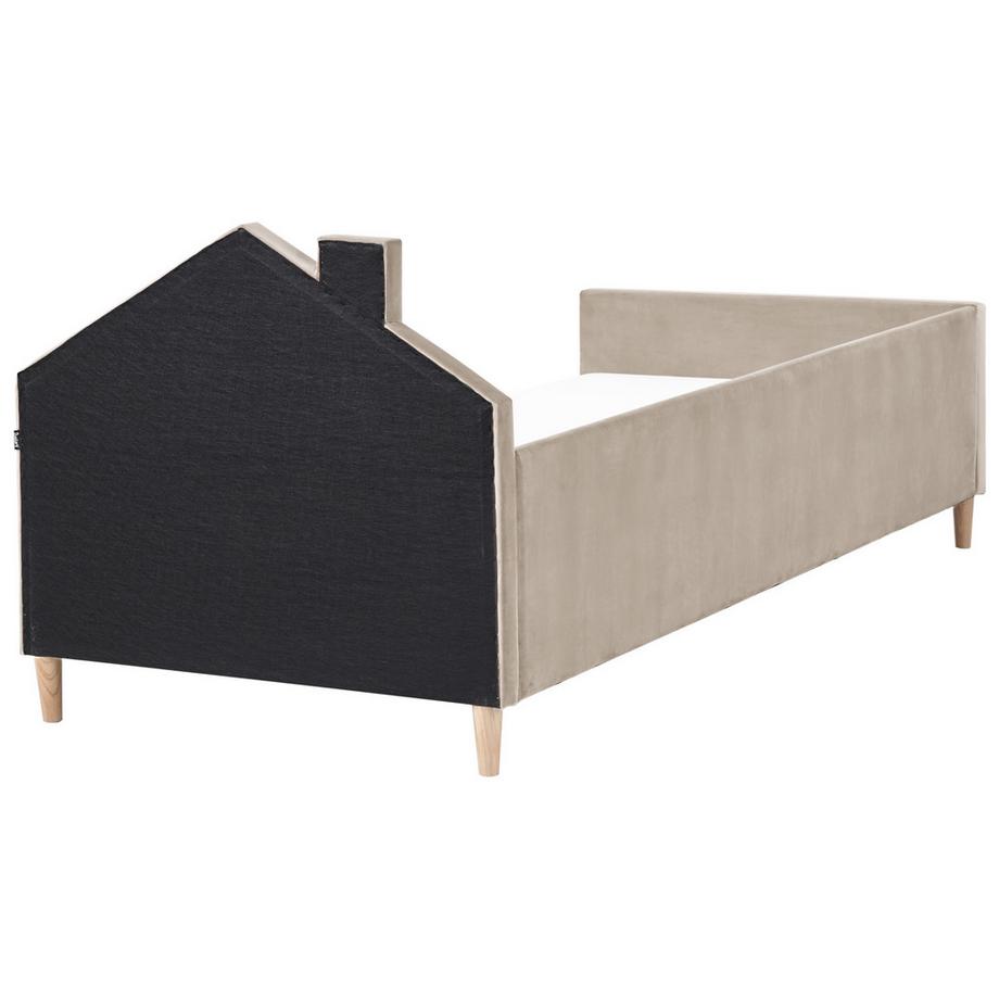 Beliani Letto per bambini en Velluto  KERVAN  