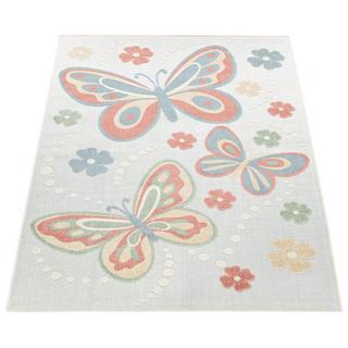 Paco Home Carpet Children's Room Play Butterfly  