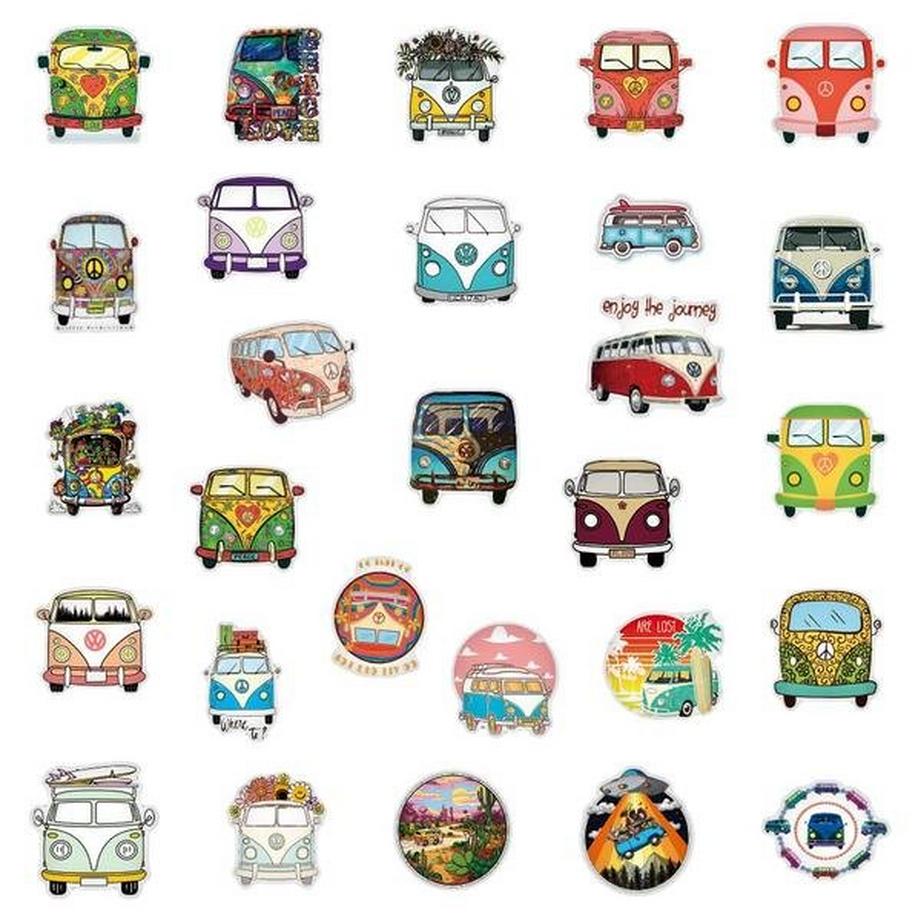 Gameloot Confezione di adesivi - Camper  