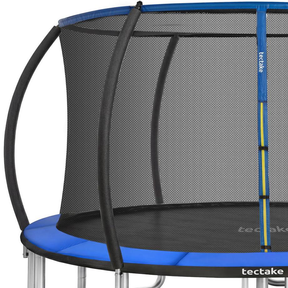 Tectake  Trampolin Jumpy Ø 366 cm, GS-zertifiziert mit Sicherheitsnetz 