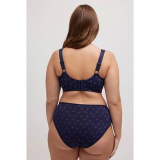 Ulla Popken  Soutien-gorge de maintien, sans armatures, imprimé petits cœurs - bonnet C-G. 