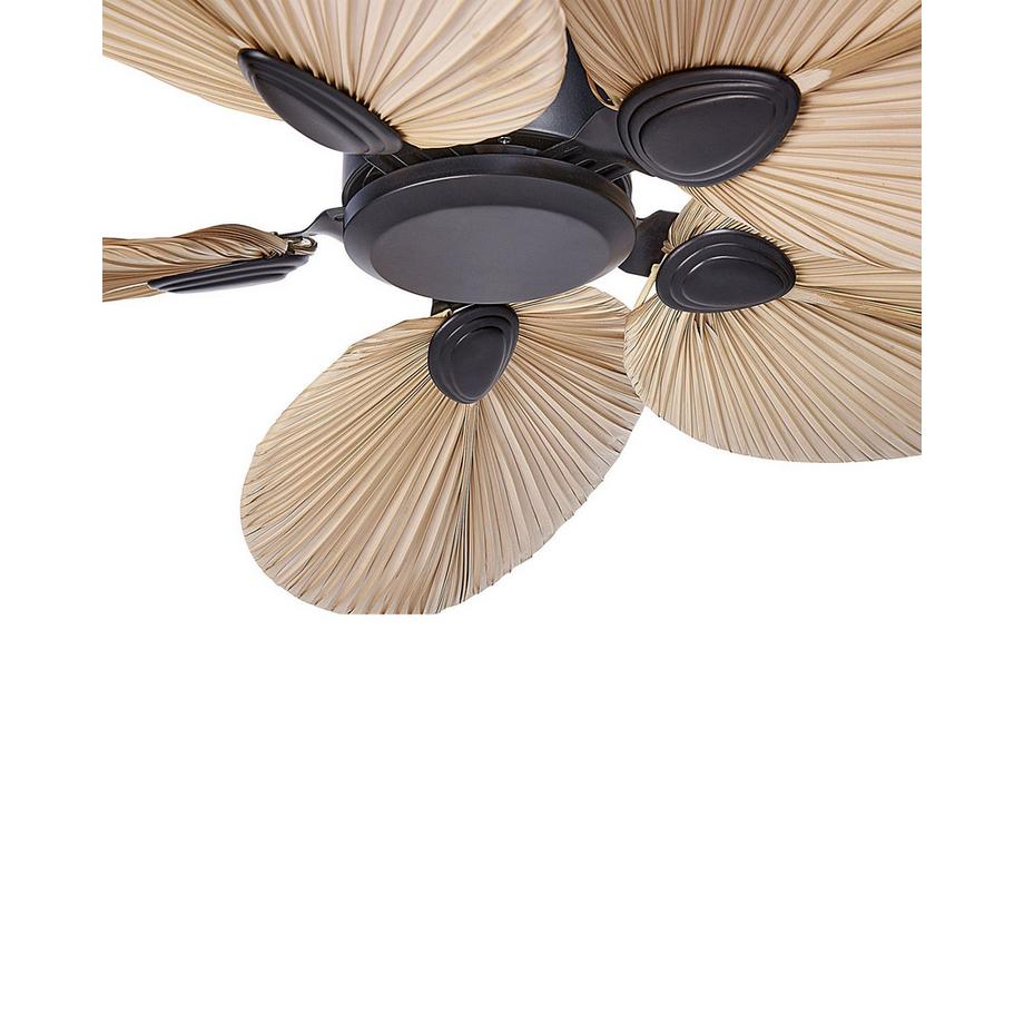Beliani Ventilatore a soffitto en Foglia di palma Classico MAMMOTH  