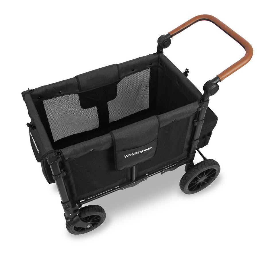 Wonderfold  Geschwisterwagen W2 Luxe Volcano Black 