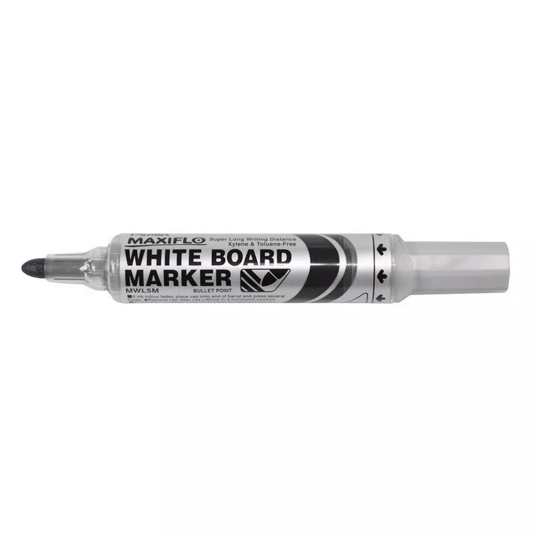 Pentel Whiteboard-Marker MAXIFLO MWL5M, schwarz