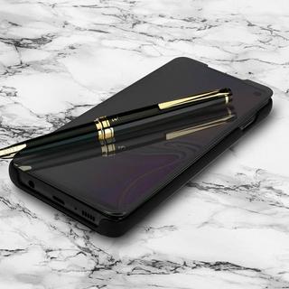 Avizar  Housse Folio Galaxy S10 Noir 