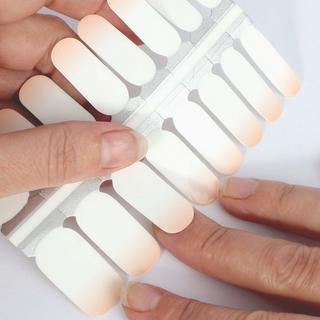 LAUED  vegane Nagelfolien solid statement Smooth Salmon 