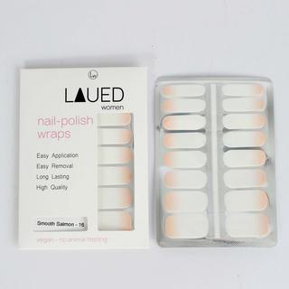 LAUED  vegane Nagelfolien solid statement Smooth Salmon 