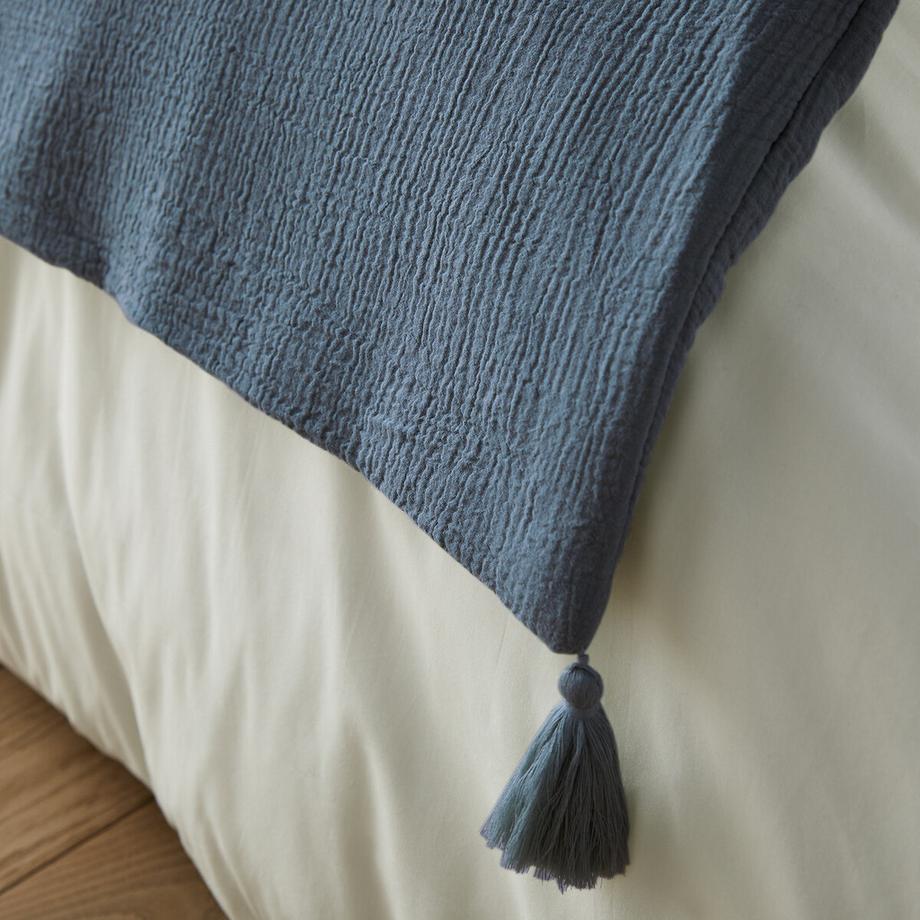 La Redoute Intérieurs Housse de coussin matelassée gaze de coton  