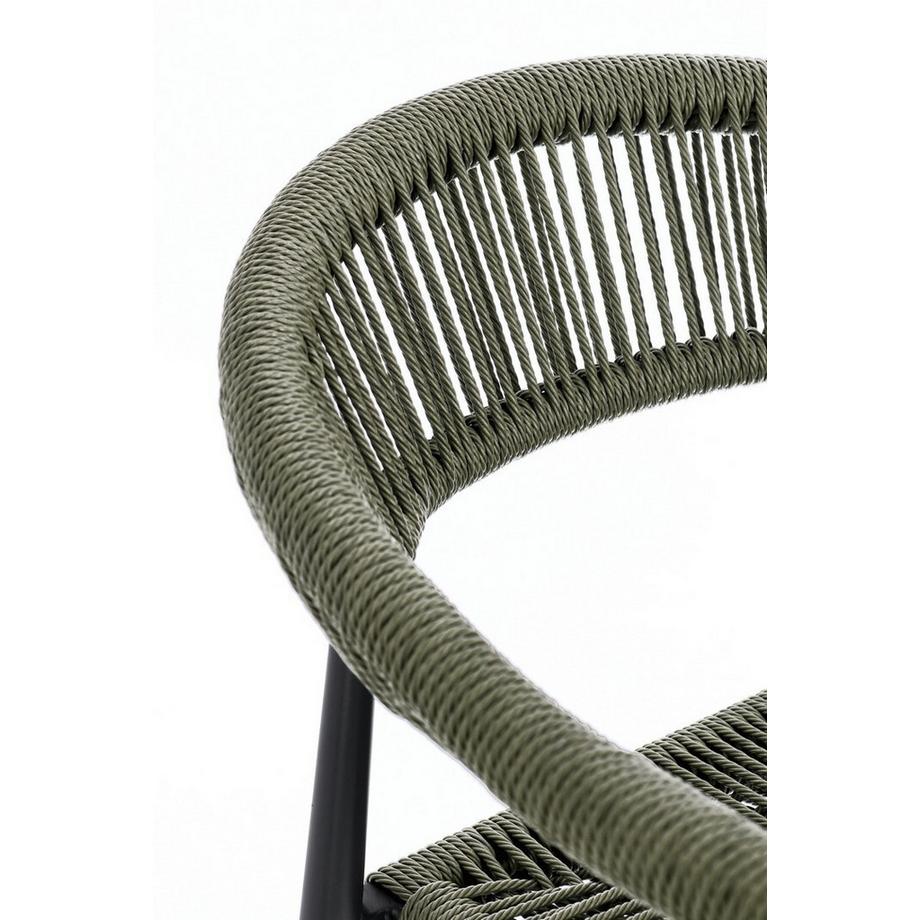mutoni Tabouret de bar Jandia anthracite-vert  